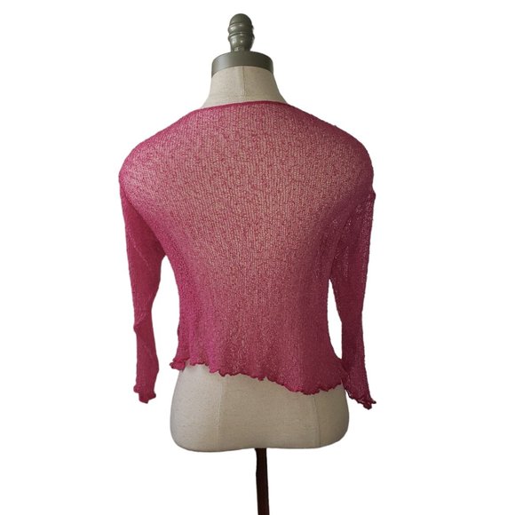 CT807 Lost River Pink Open Cover Up S - Picture 3 of 4